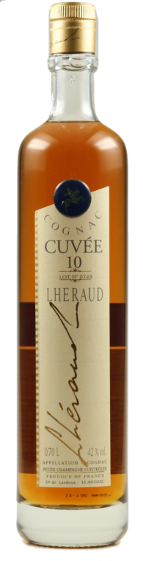 Cognac Lhéraud, cuvée
10 ans d'age