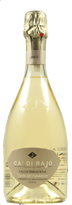 Prosecco Cuvée del Fondatore Brut Millesimato, Valdobbiadene Superiore DOCG, 91 Punkte Wine Enthusiast