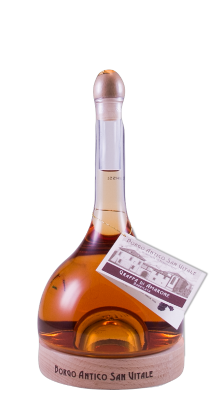 Grappa AMARONE Barricata, Borgo Antico San Vitale
