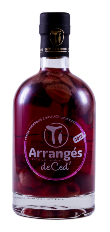 Ti Arrangés de Ced', Fraise Framboise, 2 Basilics