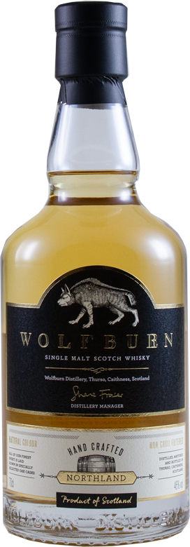 Wolfburn Northland, Single Malt Scotch Whisky, Caithness.
Non chill-filtered.