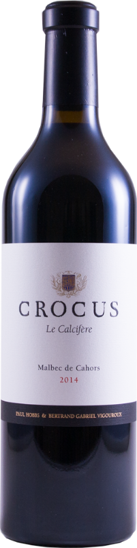 CROCUS Le Calcifère, Malbec de Cahors AOC, P. Hobbs et B. Vigouroux, French Winery of the year 2018 !