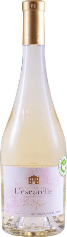 Château de L'escarelle BLANC LES DEUX ANGES, BIO/VEGAN, Côteaux Varois en Provence, 93 Punkte J. Suckling