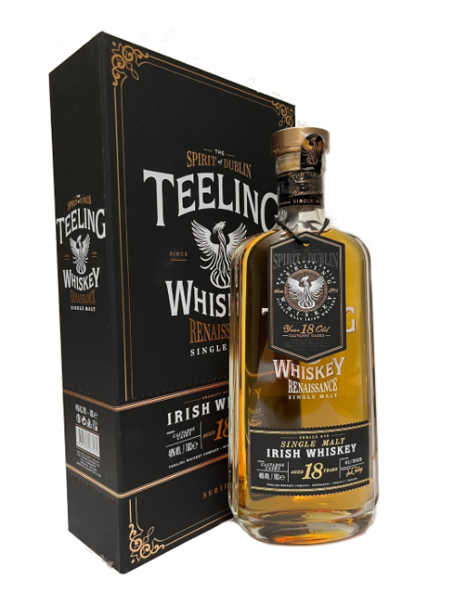 TEELING RENAISSANCE 18 YEARS,Calvados Casks Finish, Irish Single Malt Whiskey. Series N° 5