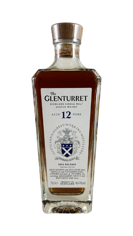 Whisky The GLenturret Highland Single Malt 12y (2023 Release) 