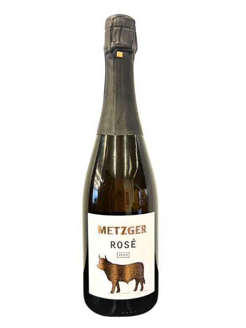 Metzger Perlwein Rosé Zéro, alkoholfrei