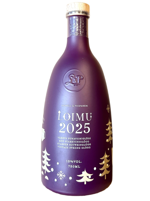LOIMU rot 2025, Glögi, finnischer Primium Glühwein, Lignell & Piispanen