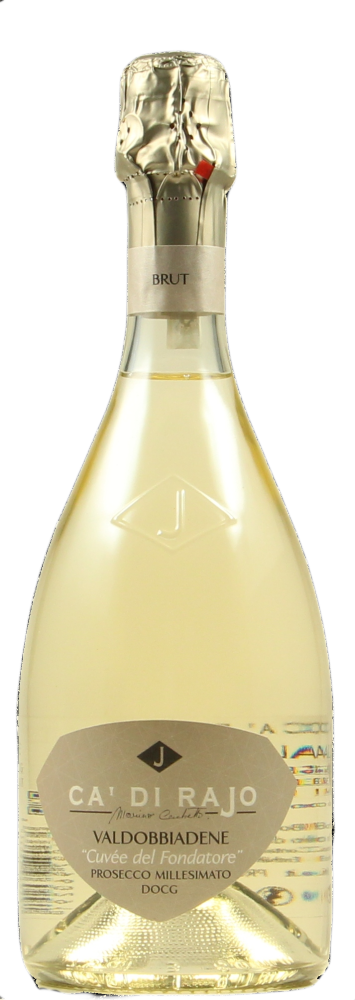 Prosecco Cuvée del Fondatore Brut Millesimato, Valdobbiadene Superiore  DOCG, 91 Punkte Wine Enthusiast 2021 | Ca' di Rajo | Schaumweine online  kaufen