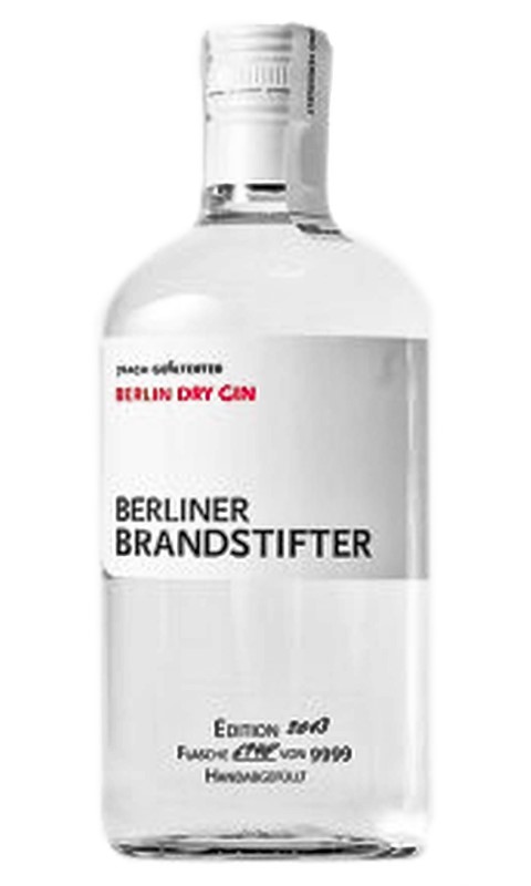 BERLINER BRANDSTIFTER, Berlin Dry Gin, 7fach destilliert
