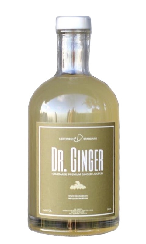 DR. GINGER,70cl,  Ingwer Likör aus dem Zürcher Weinland
