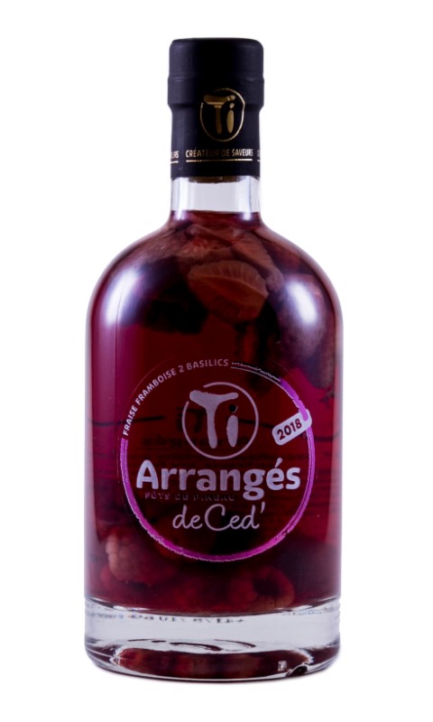 Ti Arrangés de Ced', Fraise Framboise, 2 Basilics