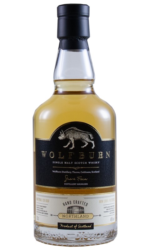 Wolfburn Northland, Single Malt Scotch Whisky, Caithness.
Non chill-filtered.