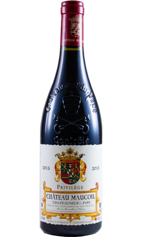 Château MAUCOIL PRIVILÈGE DOPPELMAGNUM, Châteauneuf-du-Pape, BIO
