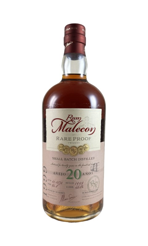 Rum Malecon Rare Proof 20 Years old batch 1999
