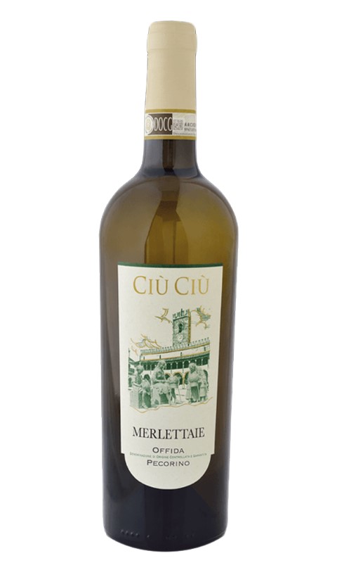 Merlettaie PECORINO, Offida DOCG, BIO/VEGAN, Ciú Ciú
