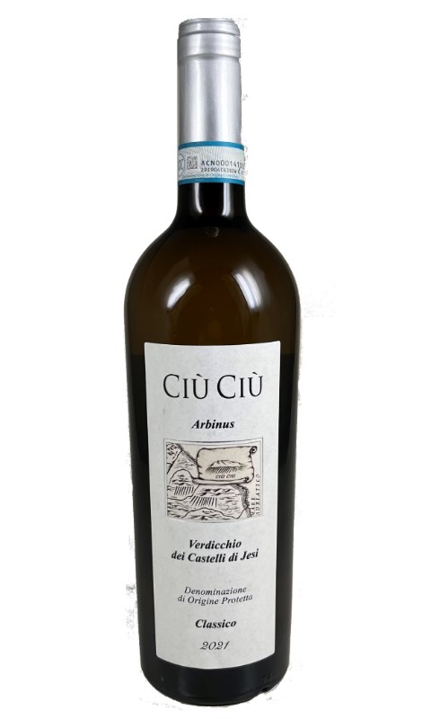 Verdicchio dei Castelli di Jesi DOP, ARBINUS, BIO, Ciú Ciú
