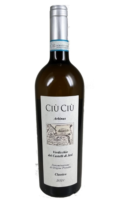Verdicchio dei Castelli di Jesi DOP, ARBINUS, BIO, Ciú Ciú
