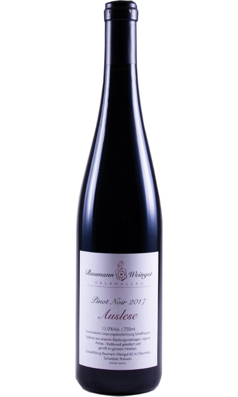 Pinot Noir Auslese, Oberhallau AOC, Weingut Baumann