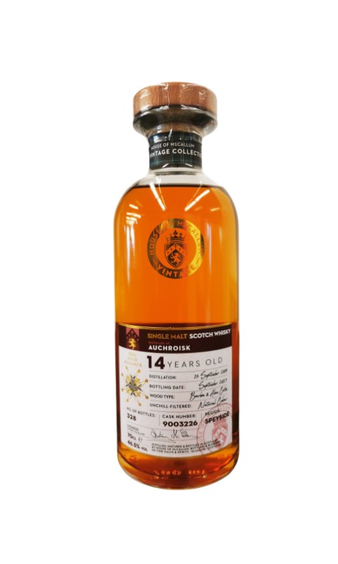 House of McCallum Auchroisk 14y , Highlands, Bourbon & Aloxe Corton Cask Finish, Single Malt Whisky
